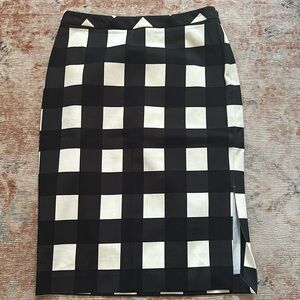 Banana Republic Plaid Check Skirt